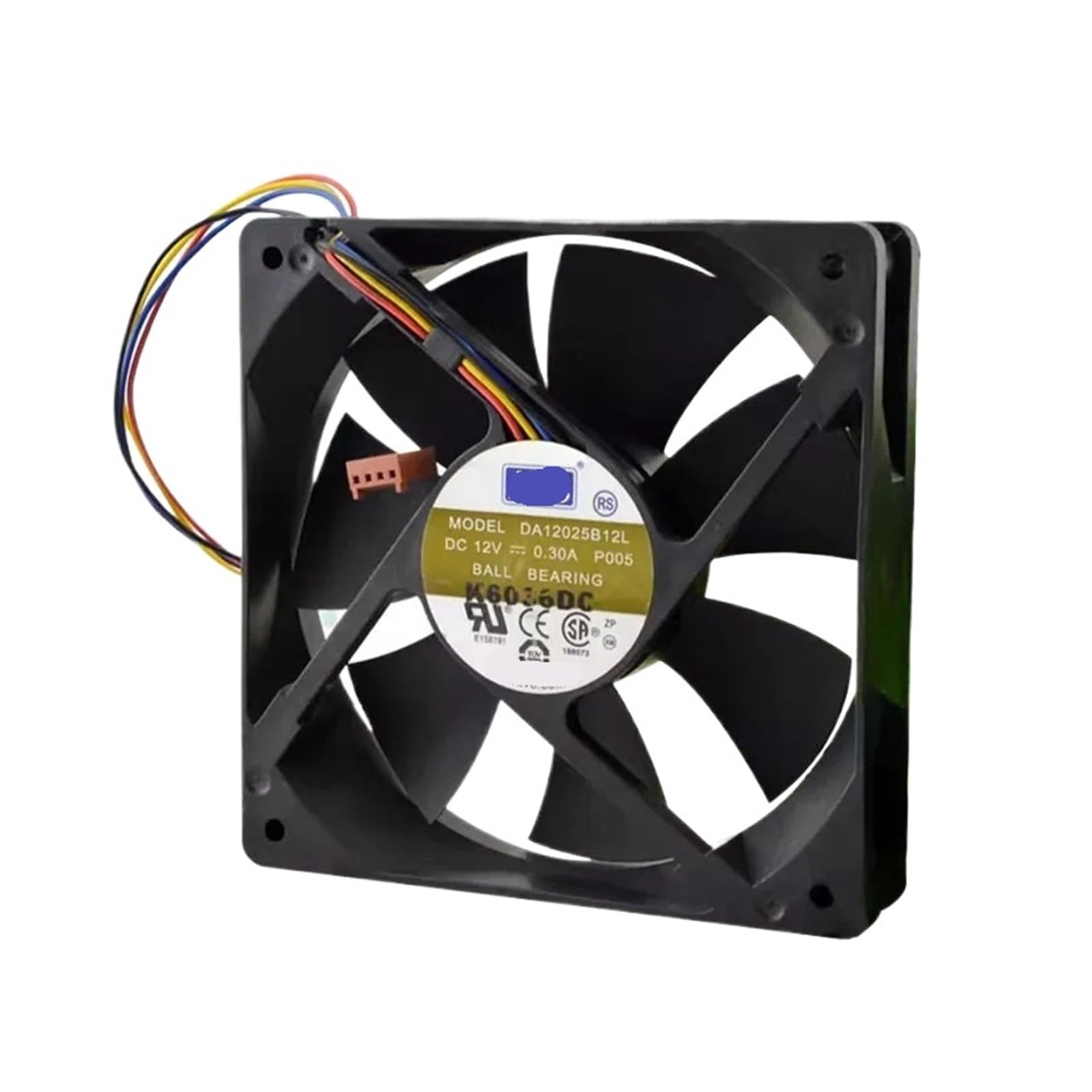 Zbwzxbdj One Color Da12025b12l 12V 0.30A 12025 120X120x25mm Cooling Fan
