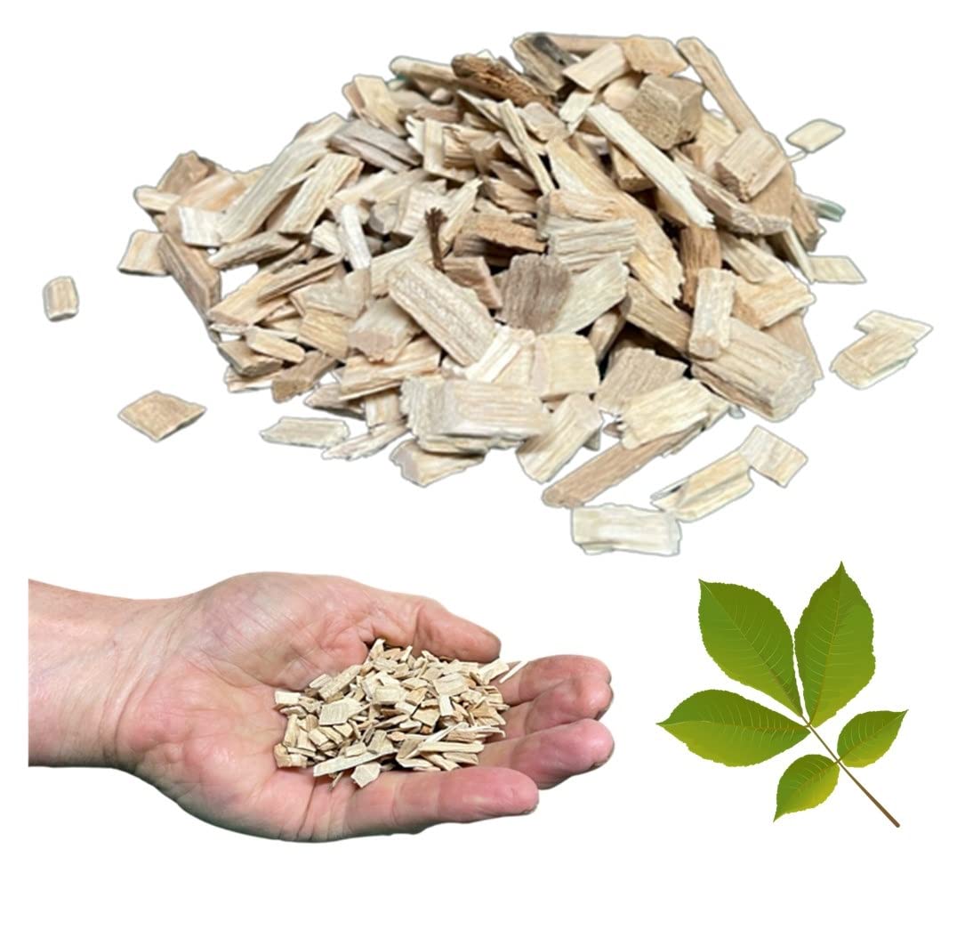 Down The Cove Hickory 500G Wood Chips - Coarse 8Mm Natural Hardwood Bbq Smoker Chips For Smoke Boxes, Smoker Boxes, Gas Grills, Charcoal Bbqs, Foil Pouches And Outdoor Food Smoking
