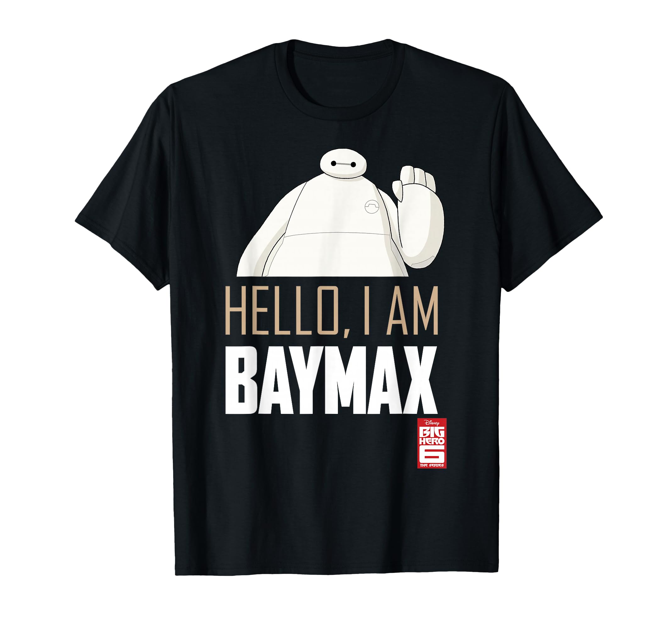 Disney Big Hero 6 TV Series Baymax Hello Graphic T-Shirt T-Shirt