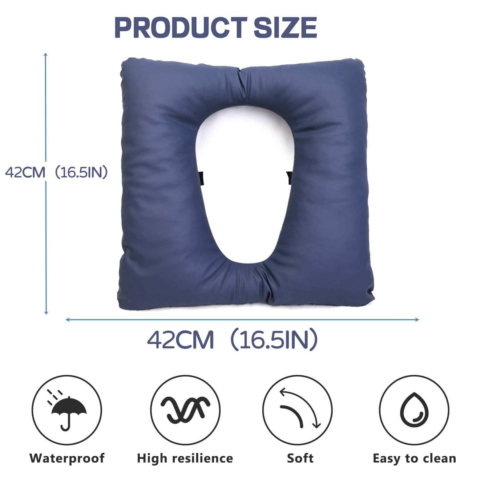 Mamba Travel Bedside Commode Cushion - Washable 16.5