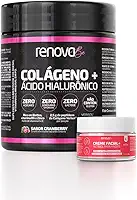 Kit Colágeno Hidrolisado Verisol Haplex Plus com Ácido Hialurônico + Creme Facial Antissinais Retinol Noturno - Renova Be