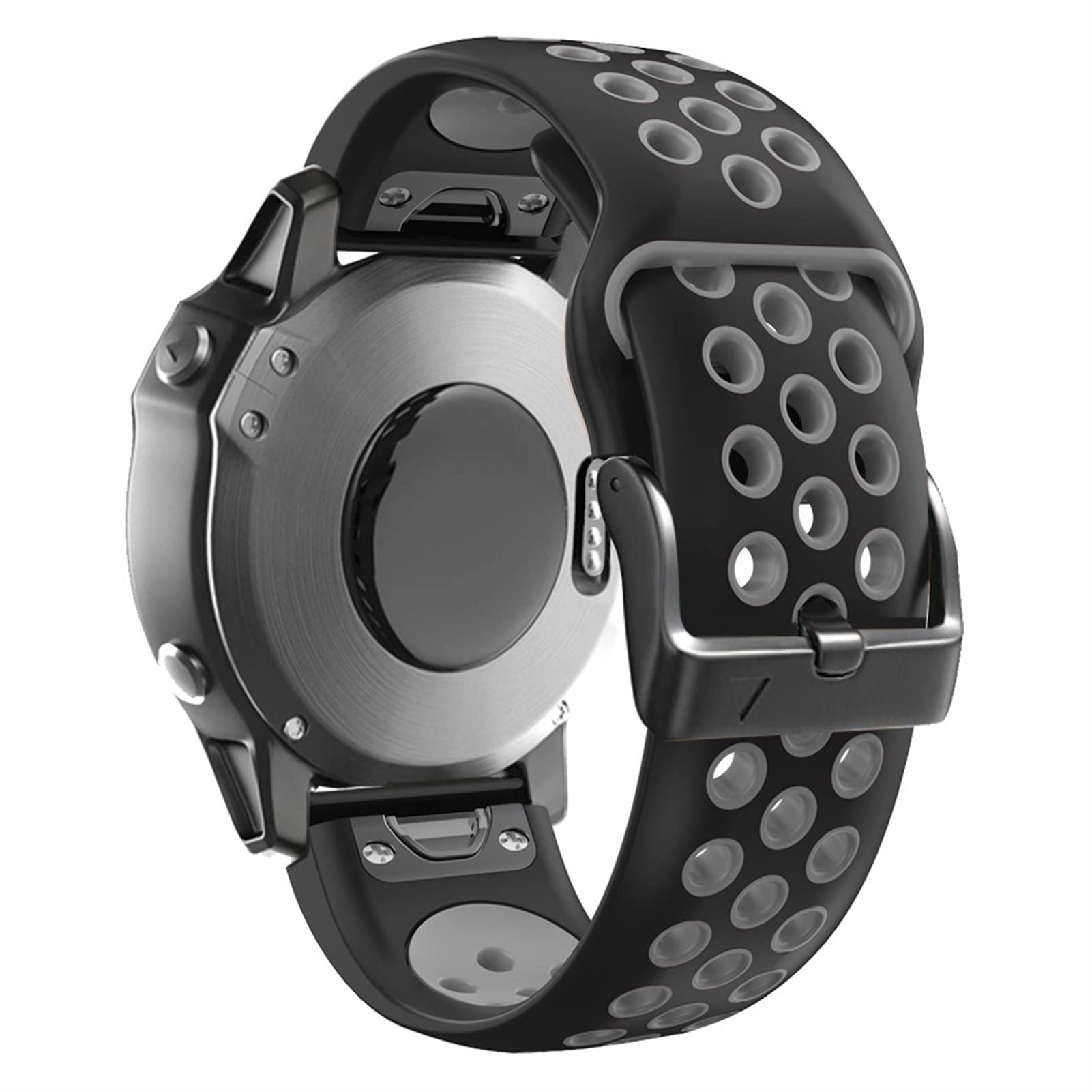 Sangle de montre 22mm pour Garmin Fenix 5 silicone bande de rechange