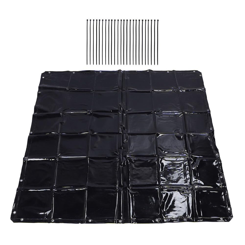 174 x 174 pour m écran de soudure résistant aux UV et aux flammes, filtre optique classe 6, rideau de soudure en polyéthylène vert foncé avec points de suspension renforcés