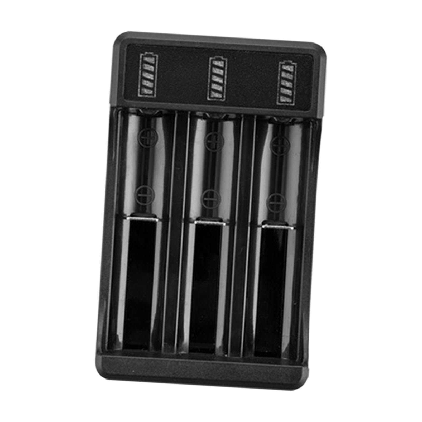 Club Bollywood®USB Battery Charger with LED Indicator for 3.7V/4.2V Lithium 18650 14500 3 Slot|Consumer Electronics | Multipurpose Batteries & Power |1Pcs Charger-picture-29