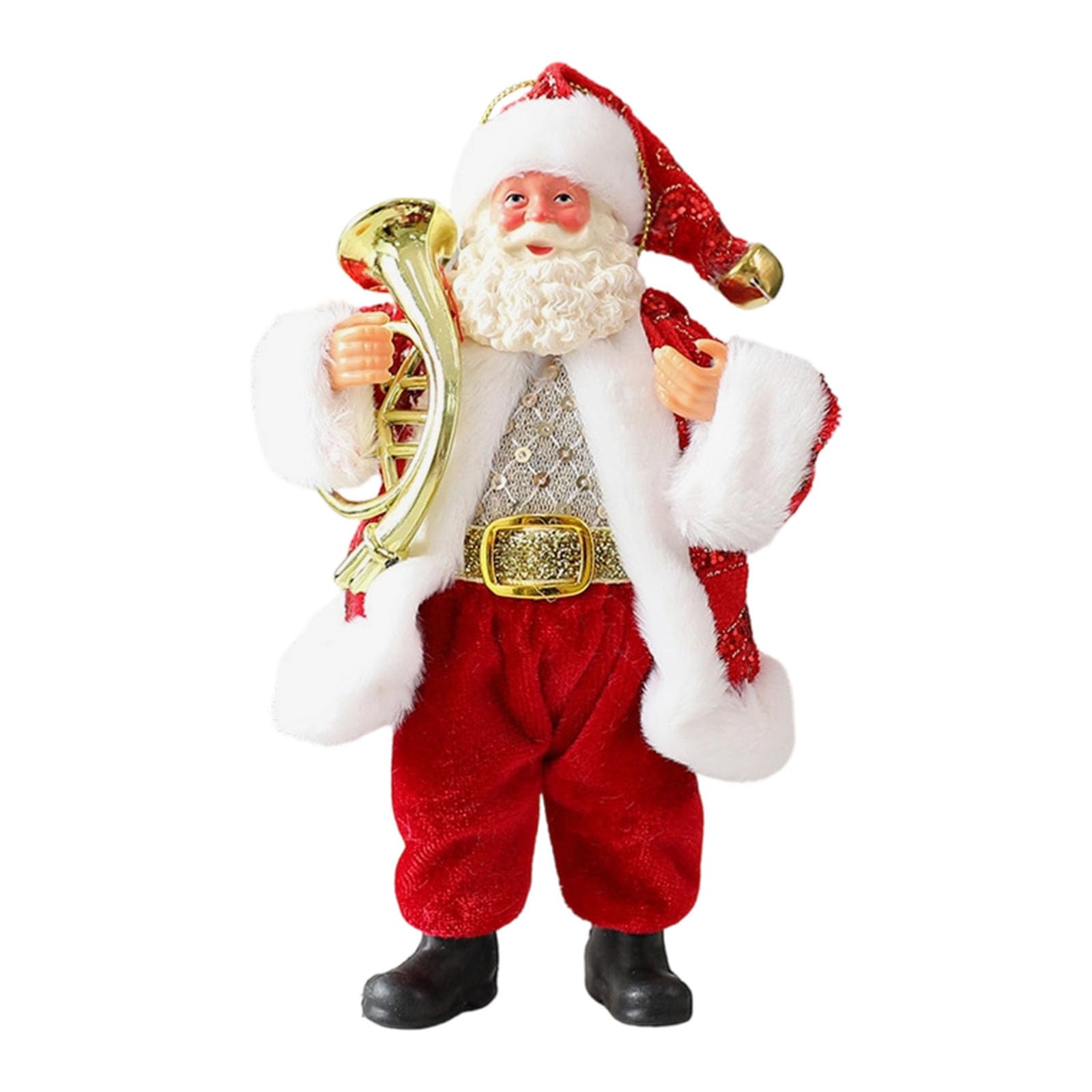 Tsophreniq Holiday Decorative Cloth Figurine Santa Decoration Safe Desktop Ornament Stylish Table Centerpieces Festival Home Decoration Cloth Ornament