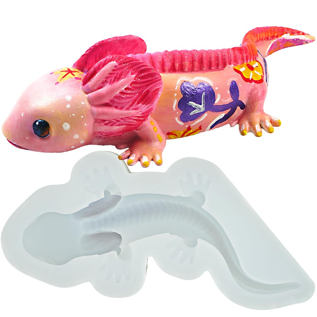 Axolotl Resin Molds for Epoxy Plaster Clay Crafts — image 1