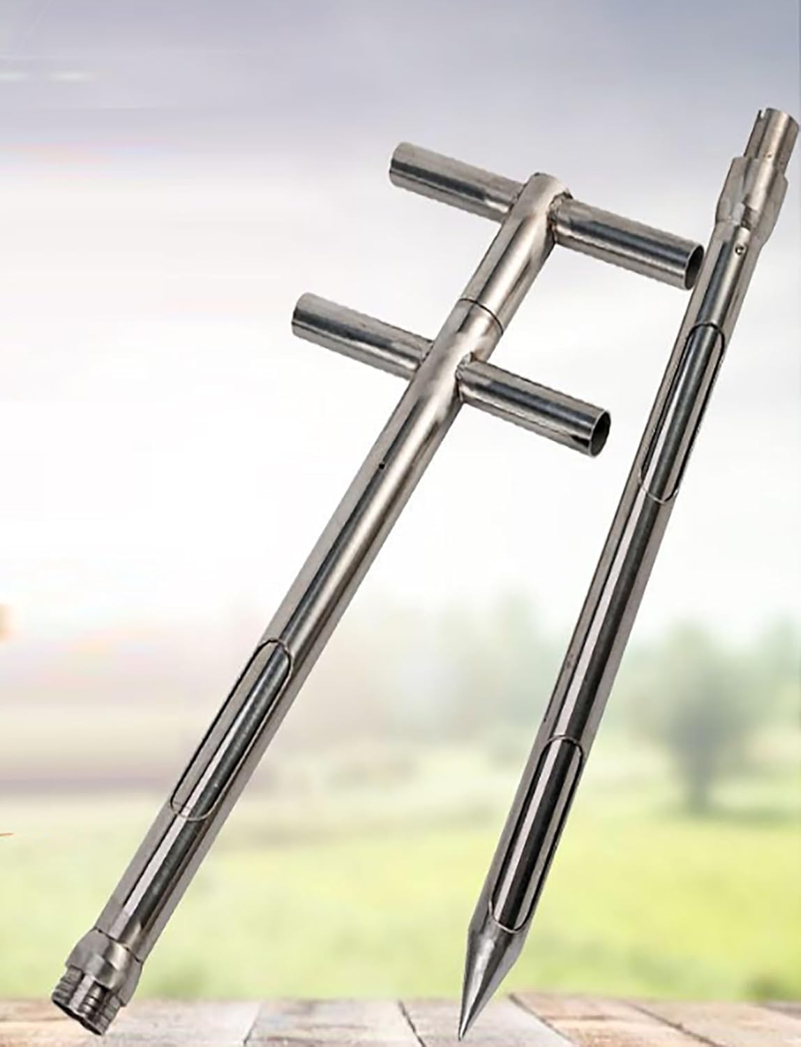 Échantillonneur de grain inox 300cm de haute précision pour céréales et engrais