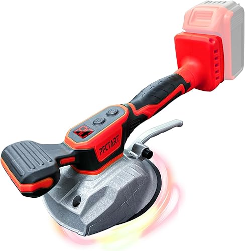 Máquina niveladora inalámbrica de vibración de azulejos, para batería Milwaukee de 18 V, herramienta vibradora de azulejos con 8 velocidades