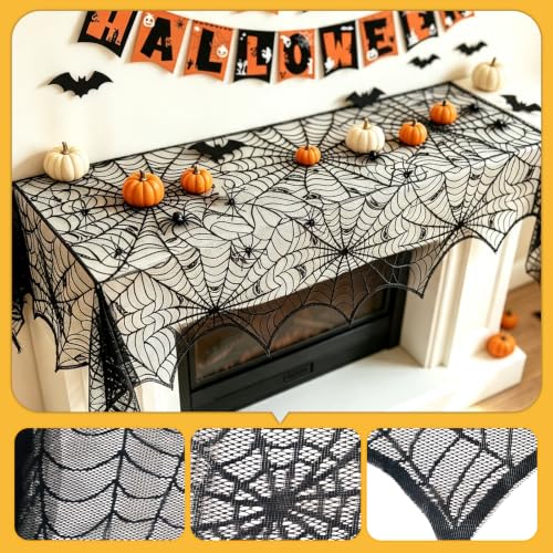 99Pcs Halloween Decorations Indoor Set, Fireplace Scarf for Party Decor - image 5
