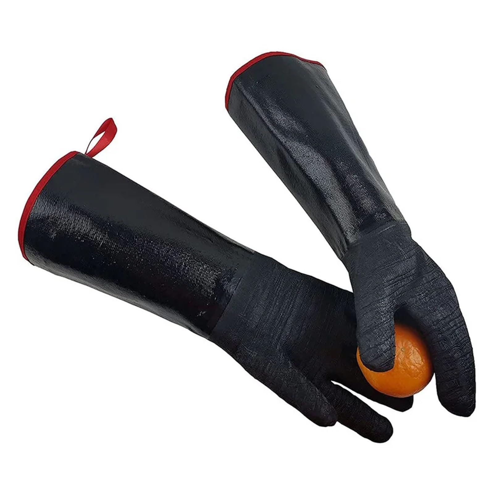 Genérico Manoplas de Horno de Neopreno, Guantes BBQ Impermeables térmicos | EK-SG02, 14 pulgadas, manoplas antideslizantes resistentes al aceite para ahumador, hornear, freír