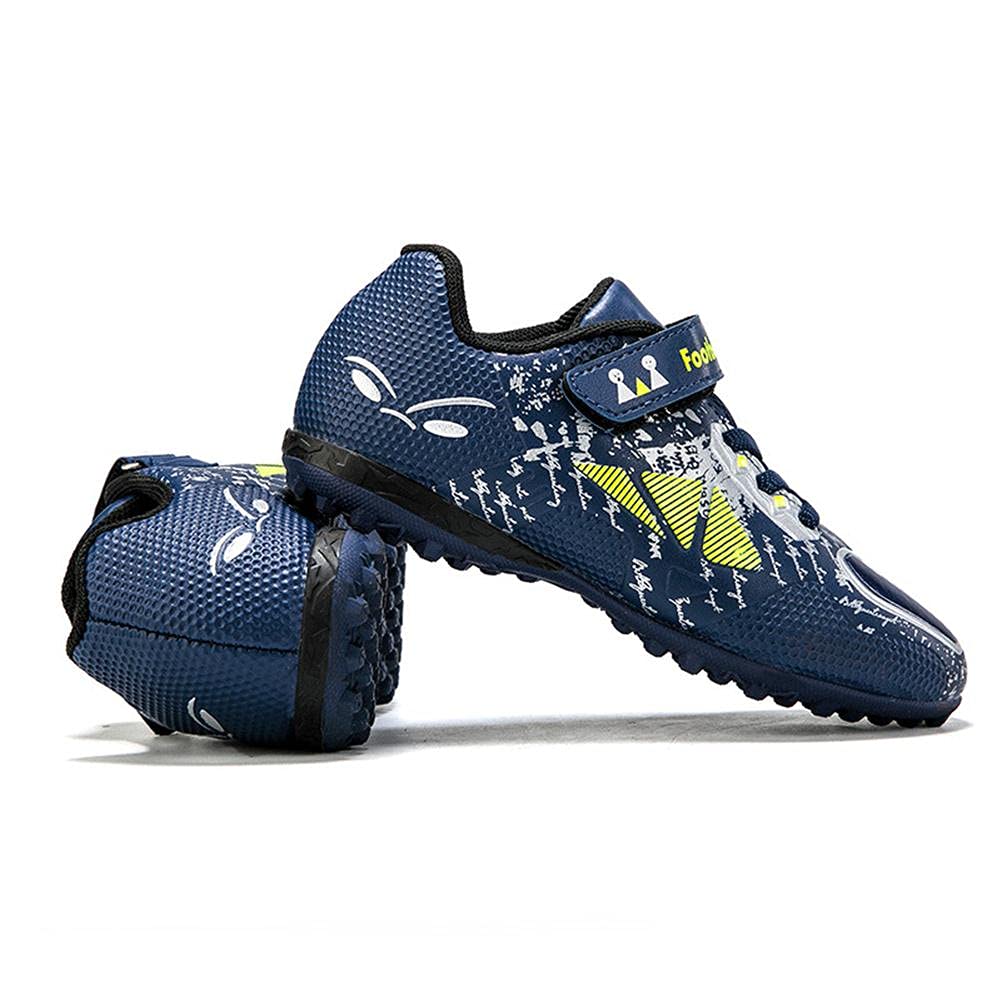 Fußballschuhe Kinder Unisex Leicht rutschfest Trainingsschuhe Sommer Fussballschuhe für Kunstrasen Gr.28-39
