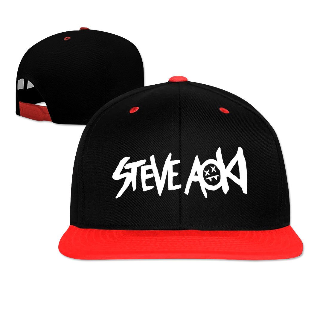 Supreme Baseball Cap Steve Aoki Logo Cheap Hip Hop Cap Red