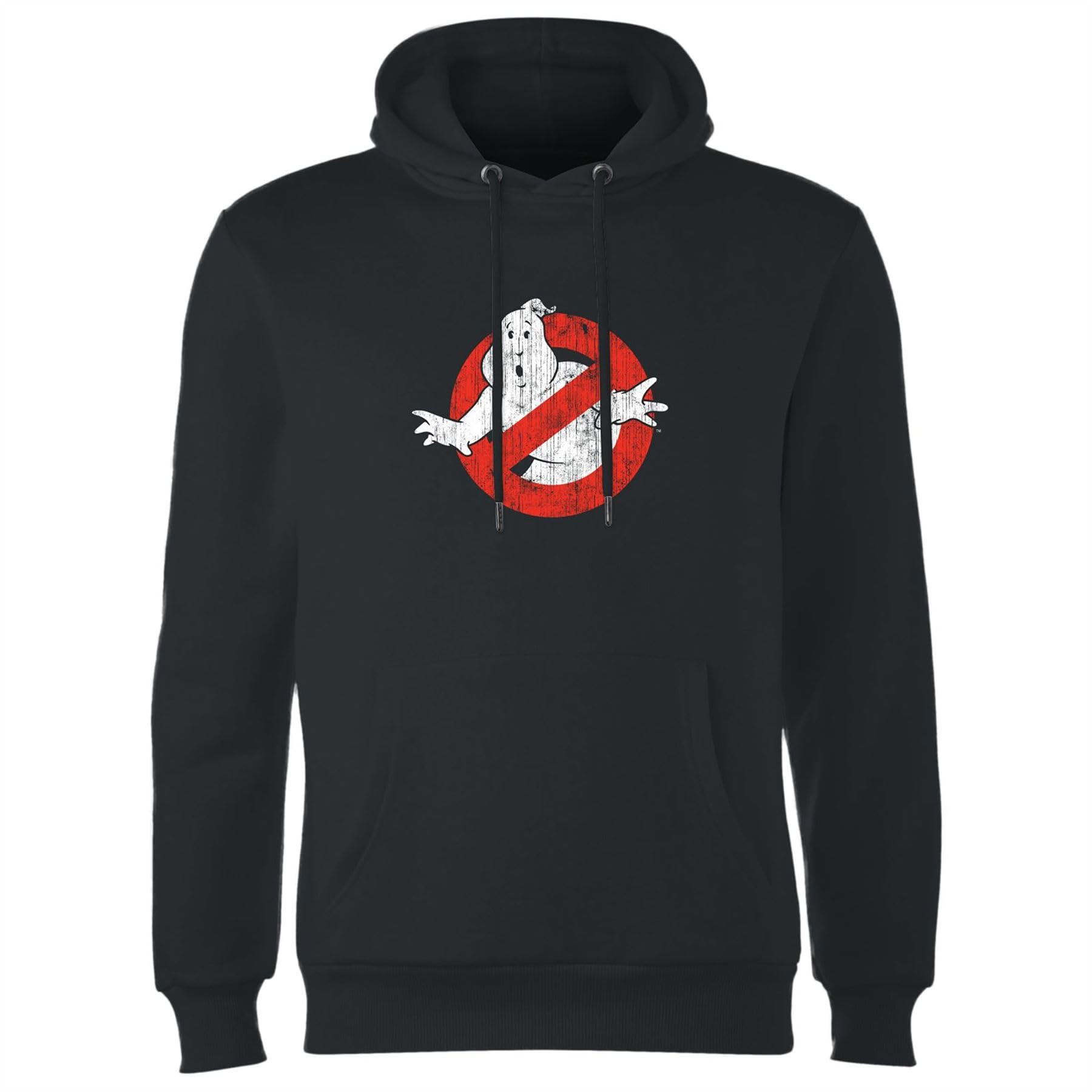 Zavvi Unisex Black Official Ghostbusters Adults Hoodie Vintage Classic Logo - Xl