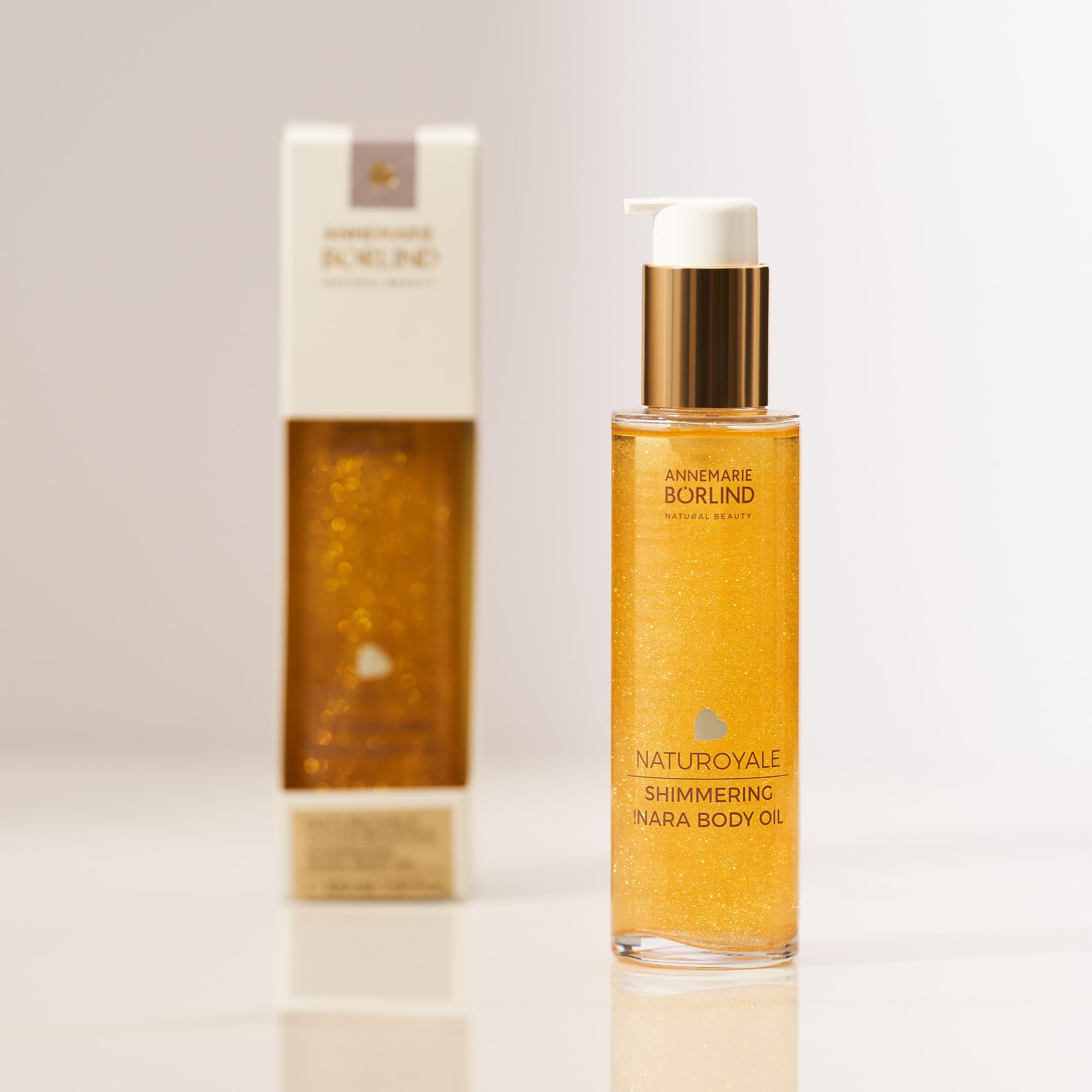 ANNEMARIE BÖRLIND SYSTEM BIOLIFTING NATUROYALE SHIMMERING !NARA BODY OIL Limited Edition (100ml) - Vitale Ausstrahlung, Bewahrt Hautfeuchtigkeit, Stärkt Hautbarriere, Vegan