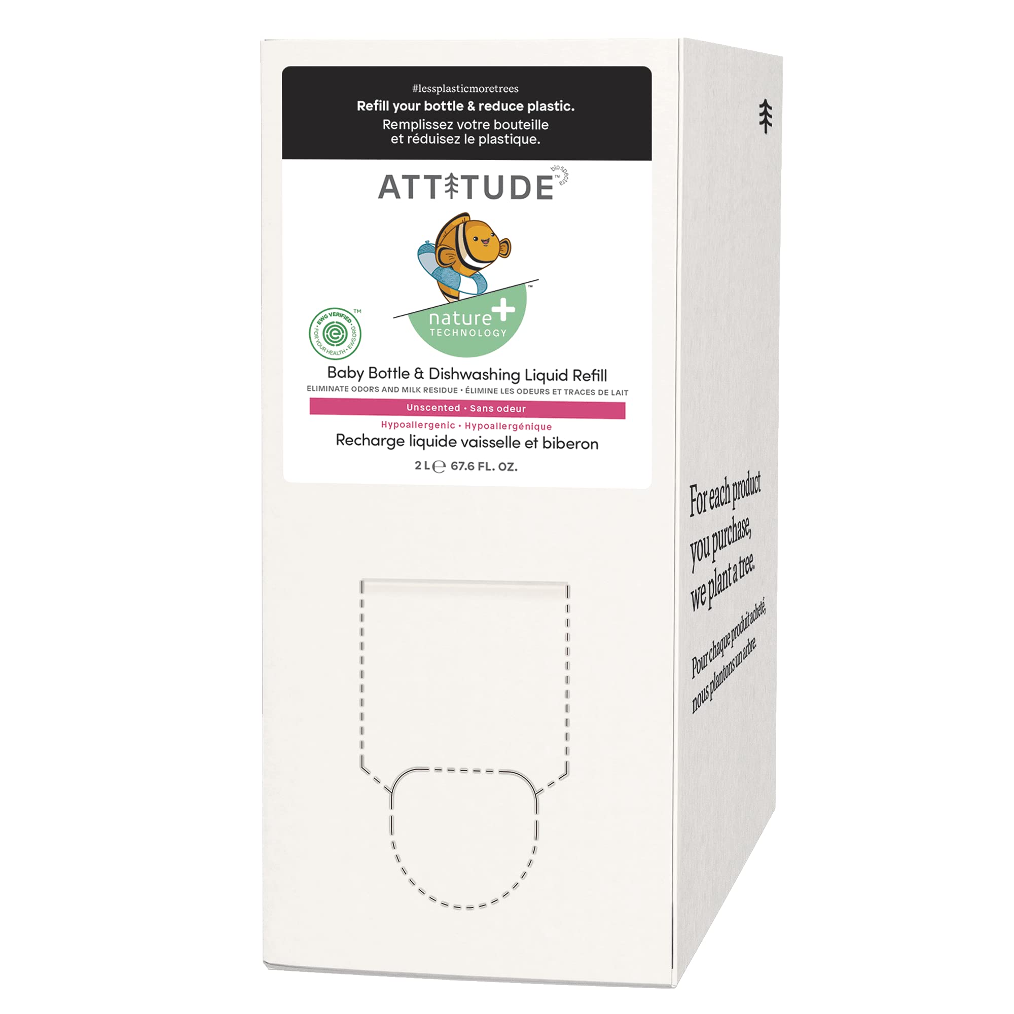 Buy ATTITUDE Dish Soap for Baby, Tough on Milk Residue and Grease on