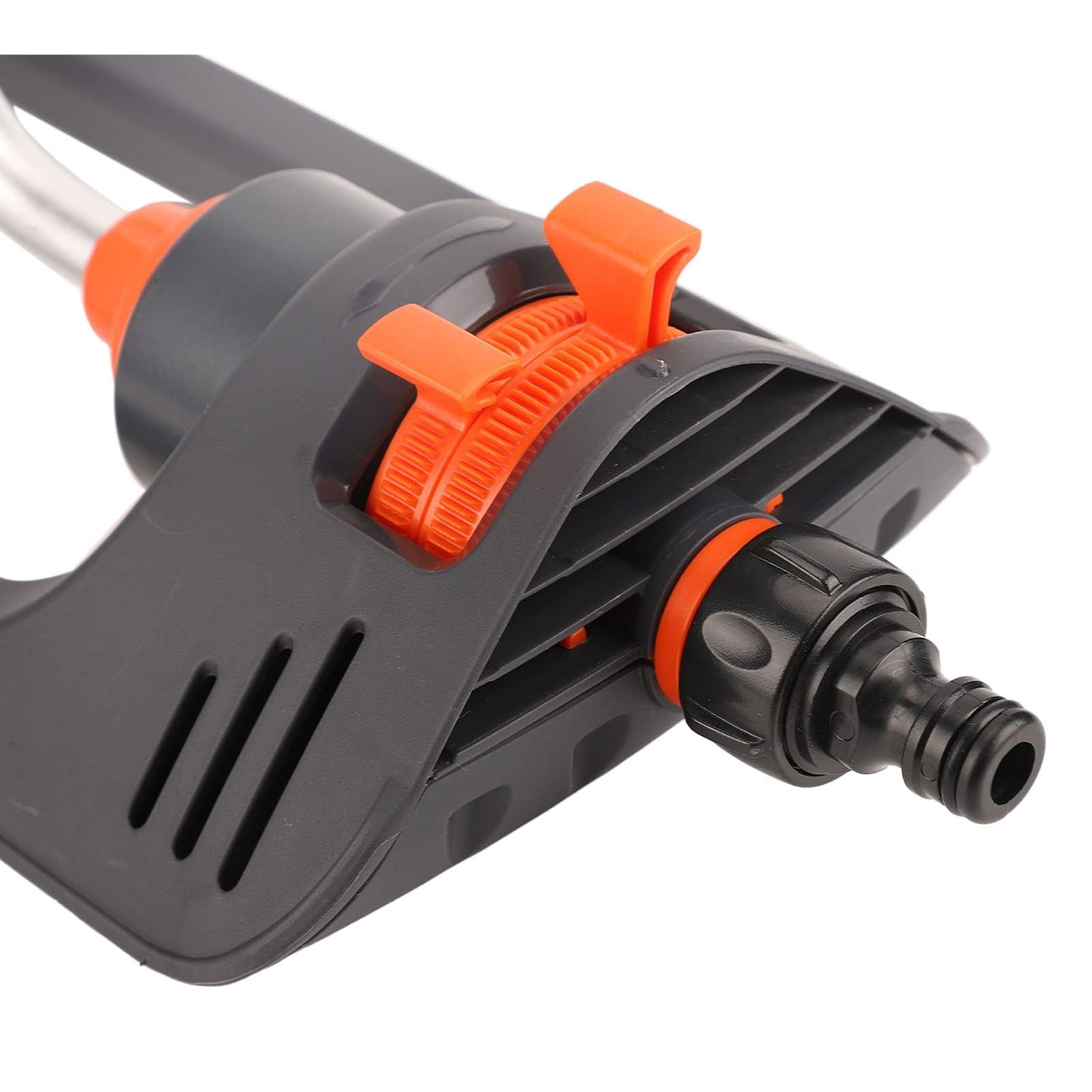 Irrigatore Oscillante Automatico per Prato, 19 Fori 4 Modalità, Irrigazione Giardino Domestico Agricola
