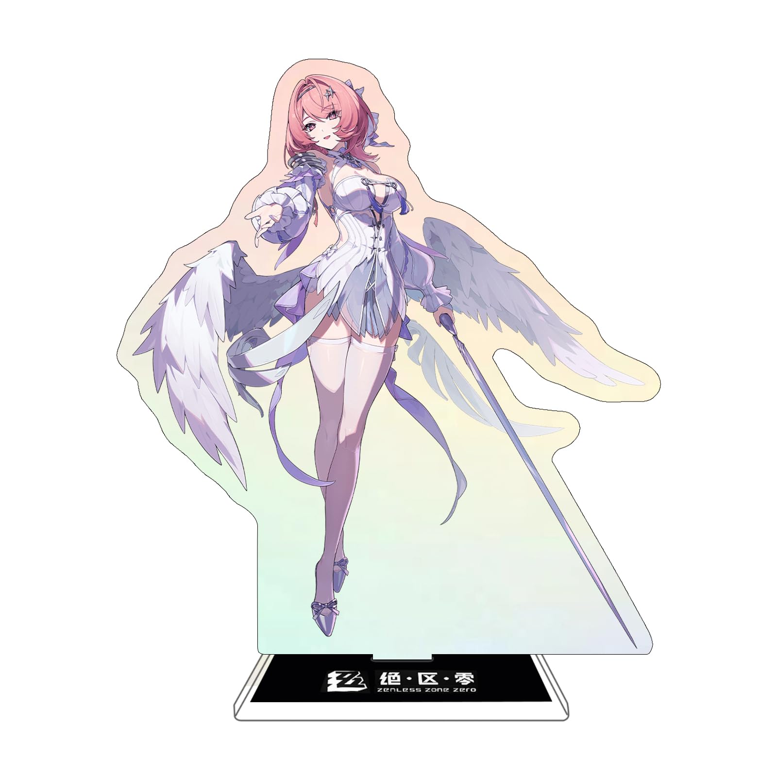 Rainteam Zenless Zone Zero Characters Acrylic Stand Figure,Colorful and Exquisite Character Design for Game Fans' Collection （Remielle Dan） — image 1