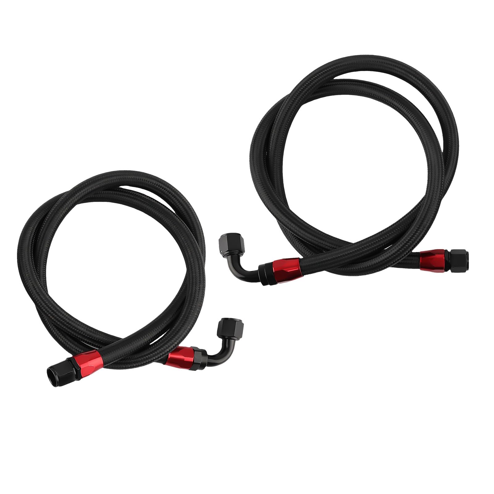 maXpeedingrods Radiatore olio 13 serie AN10 universale motore trasmissione radiatore olio 3/4 "UNF16 kit tubi nero