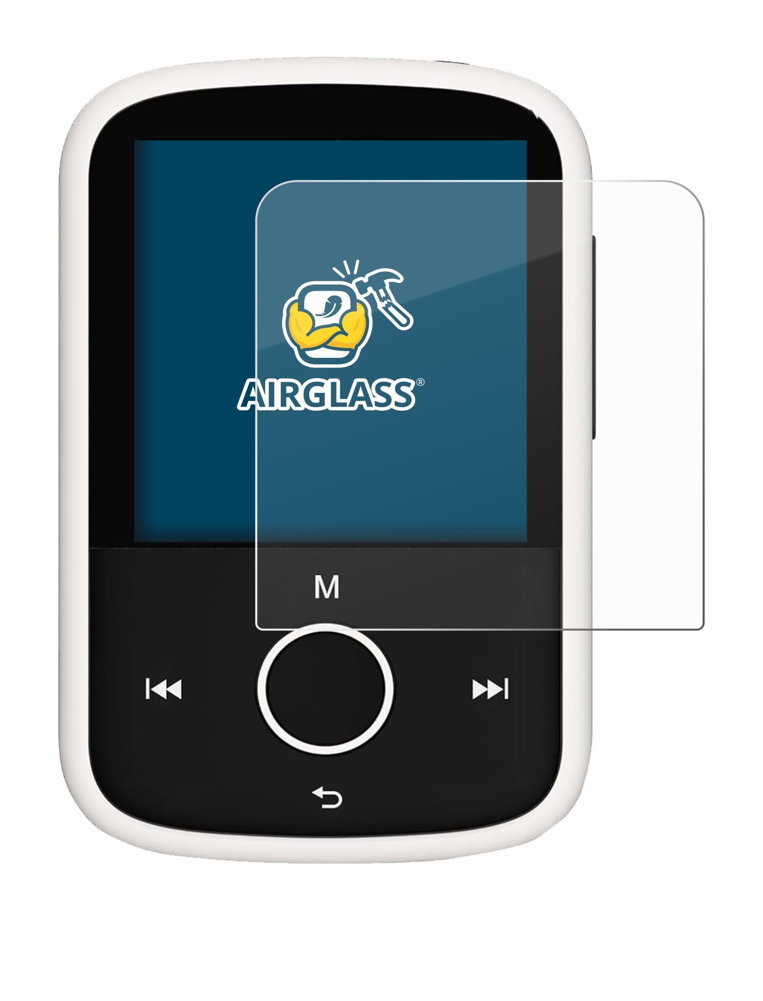 brotect Glass Screen Protector Film for Majority MP3 16GB - Glass-Foil 9H Protection [Scratch Resistant, High Clarity]