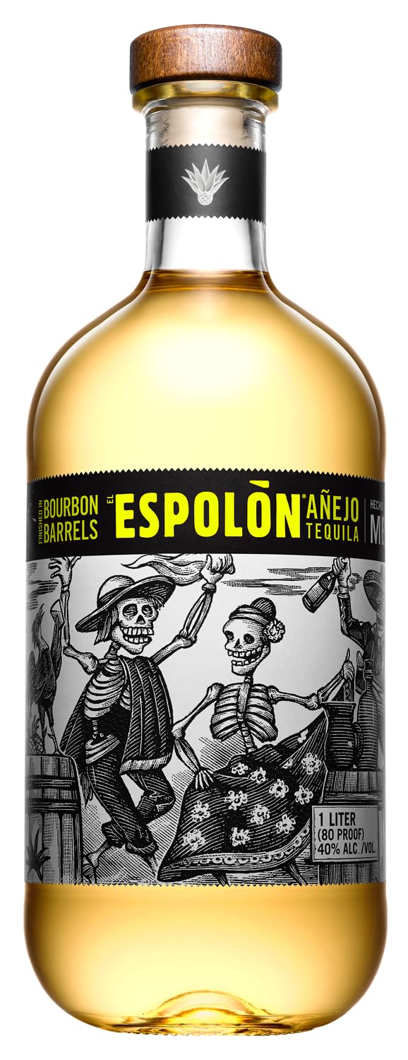 Espolòn - Tequila Anejo, 70 cl, Tequila 100% Agave Invecchiata 13 Mesi, 40% Vol
