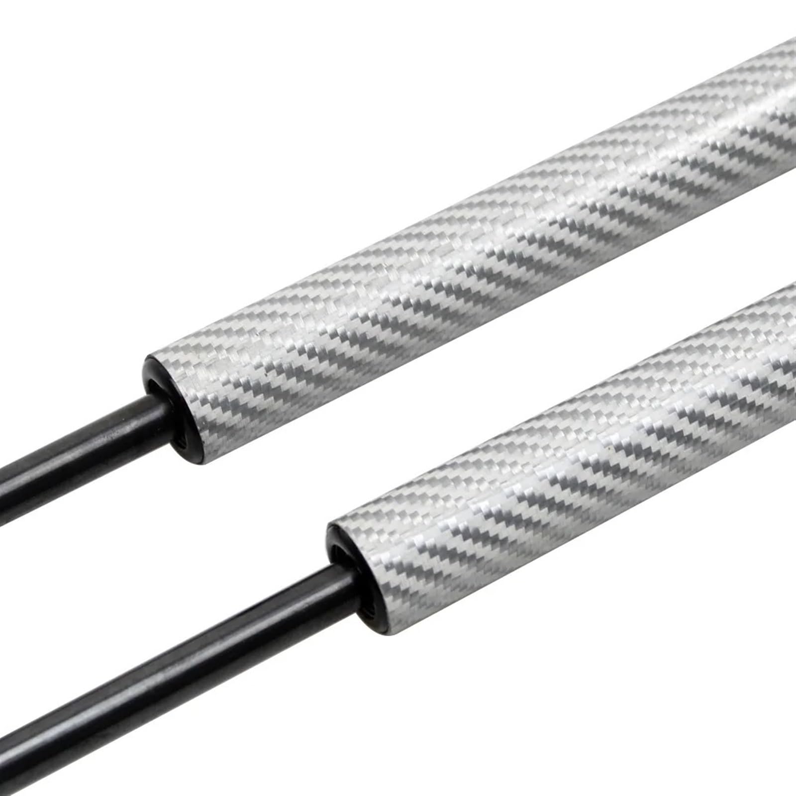 Ressort Hayon Vérins Gaz pour VW pour Pointer 1994-1997 Hatchback Boot Lift Support Rod Shocks Dampers Rear Door Stay Gas Spring Rear Hayon Struts Vérins Gaz Hayon(Silver Carbon Fiber)