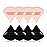 8Pcs of Triangular Powder Puff Makeup Sponges, Made of Super-soft Velvet, Designed for Contouring, Eye, and Corner, Beauty Blender Foundation Mixing Container.