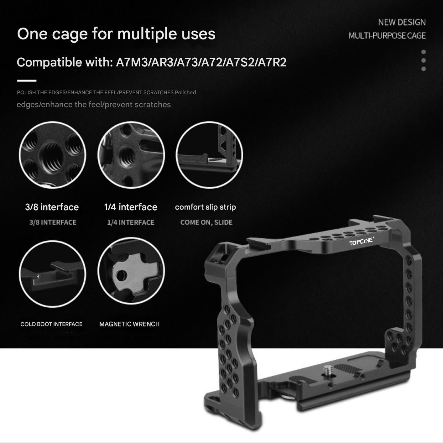 Amazon.co.jp: A7S2ケージ Sony Alpha A7II A7III A7RII A7RIII A7SII 