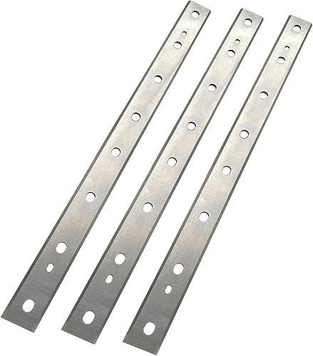 JTEX Repuesto de cuchillas de cepillado de 12-1/2 pulgadas para cepilladora DEWALT DW734, repuesto DW7342, doble cara, juego de 3