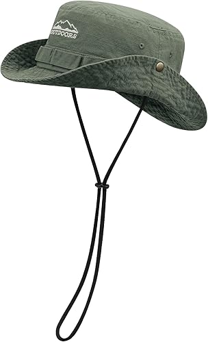 Vista 27 de Clakllie Sombreros de sol para mujeres y hombres, protección UV, sombreros Boonie de verano, safari, selva, sombreros de pesca, sombreros de playa
