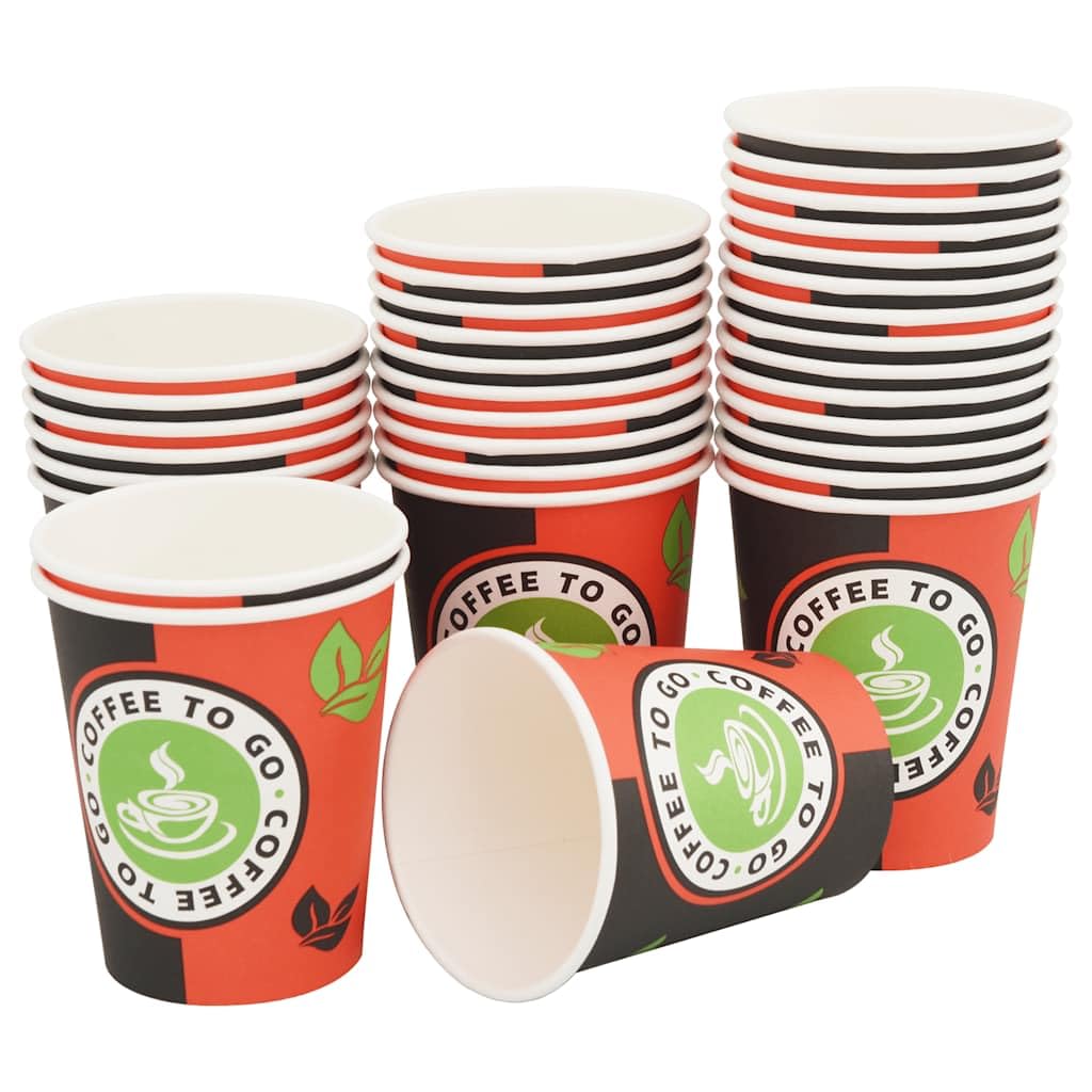 Bicchiere da caffè usa e getta 1000 pezzi Carta 240 ML (8 once) Bicchieri usa e getta Tazza per caffè, Cureaux ed eventi