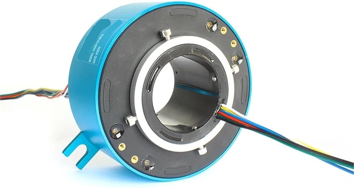 Through Hole Conductive Slip Ring with ID 50mm OD 119 mm 6/12/18/24 Wires 10A Rotary Joints(50x119mm 24CH 10A)