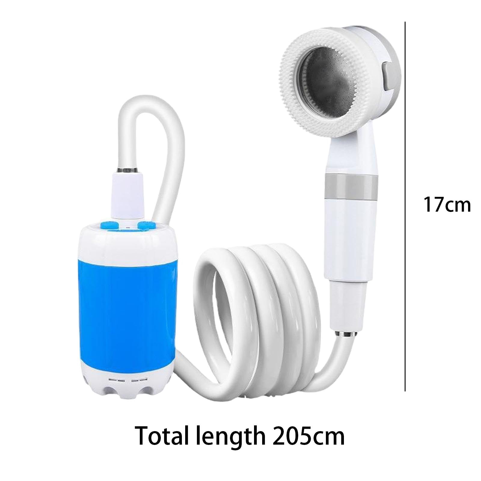 RNXRZANK Electric Outdoor Shower Lightweight USB Charging Travel Shower for Fishing