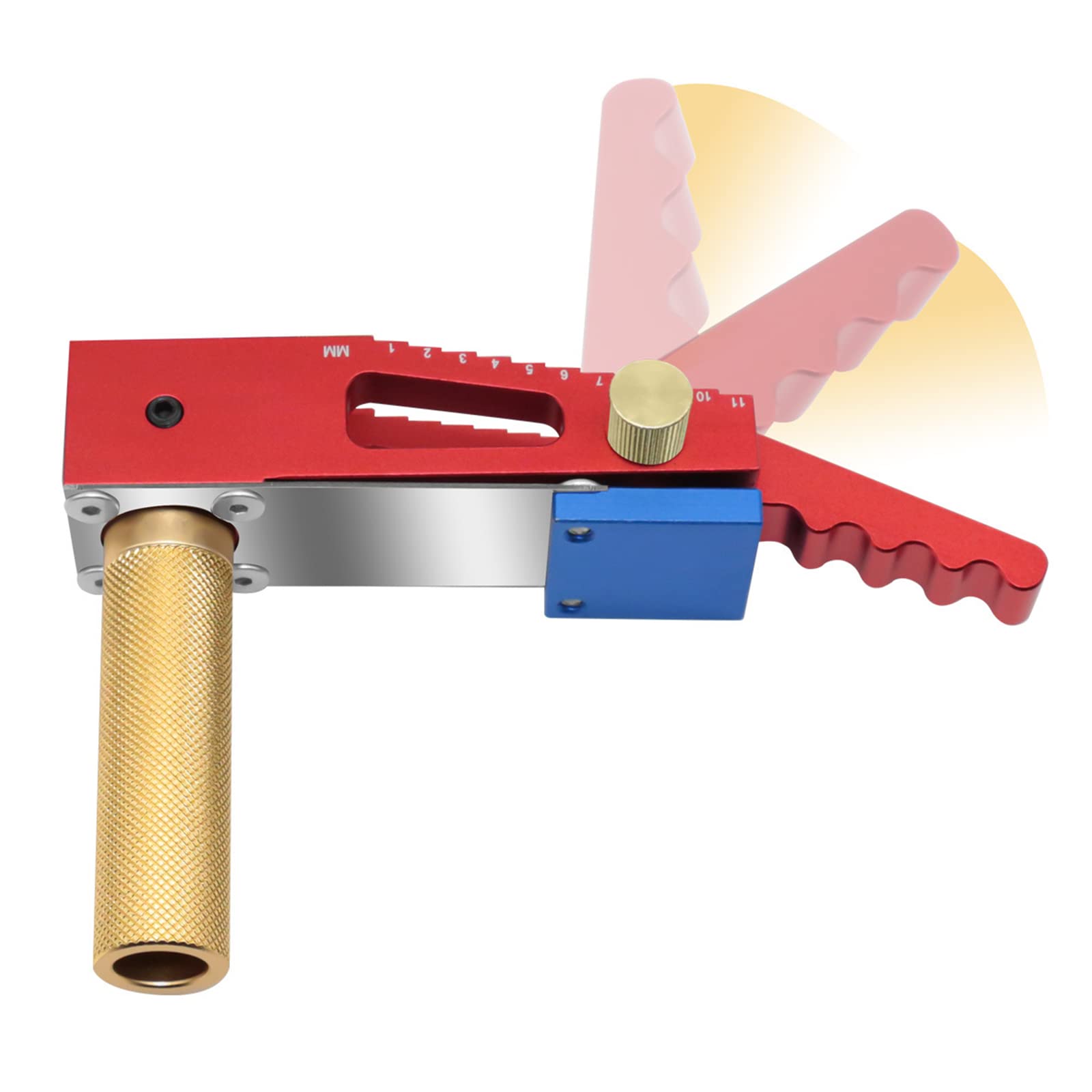 Lavorazione del legno Fast Hold Down Bench Morsetto per cani in lega di alluminio Lavorazione del legno Presser veloce Foro per cani 20mm Clip fissa veloce
