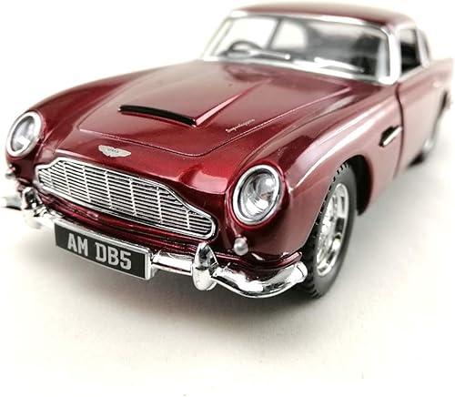 Sport Racing Classic Model Car Die-Cast 138 1963 Aston Martin DB5 Colección de juguetes de color rojo con puerta abierta y pasatiempo coleccionable