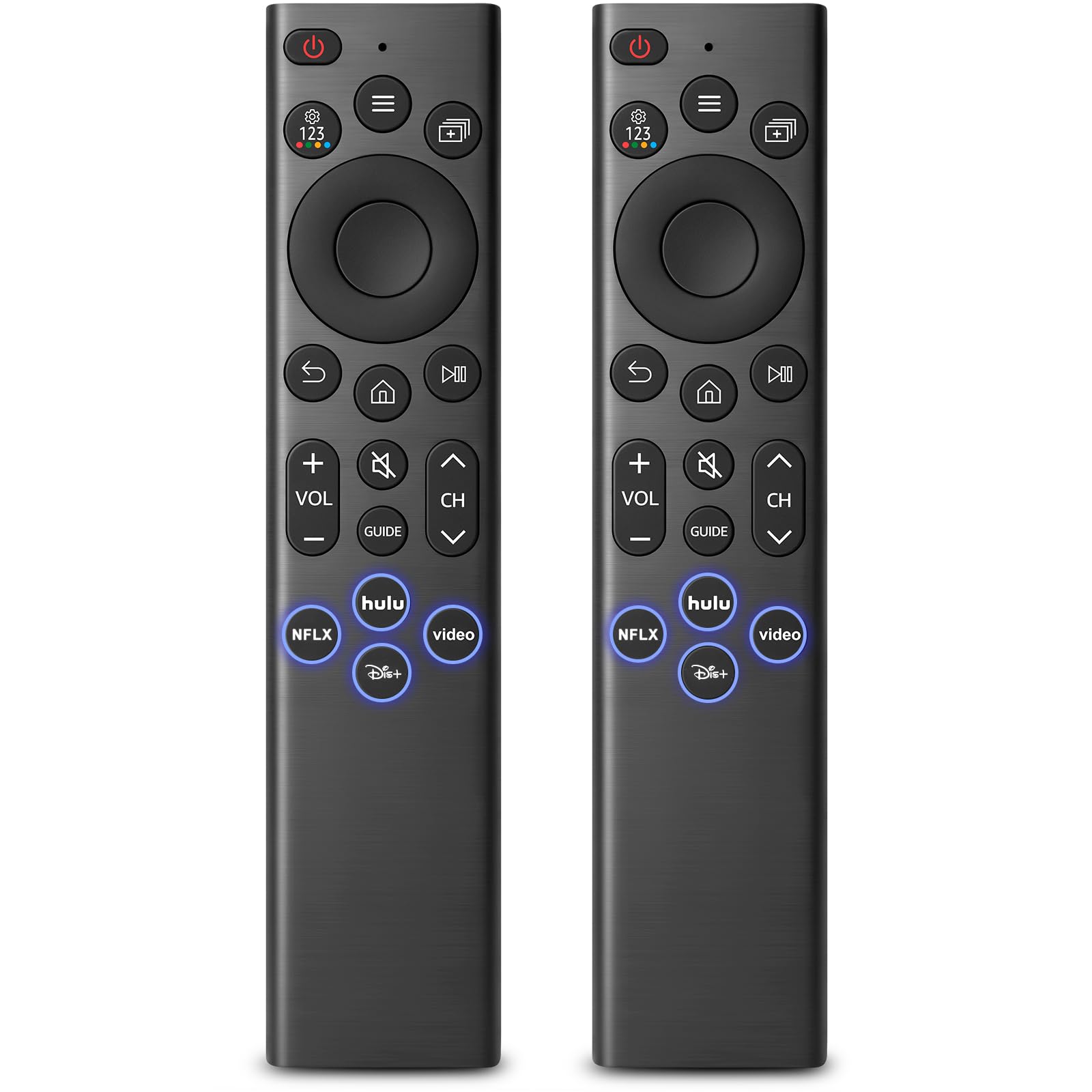 Photo 1 of 2-Pack Replacement Remote for Samsung Smart TV – No Setup, Instant Response