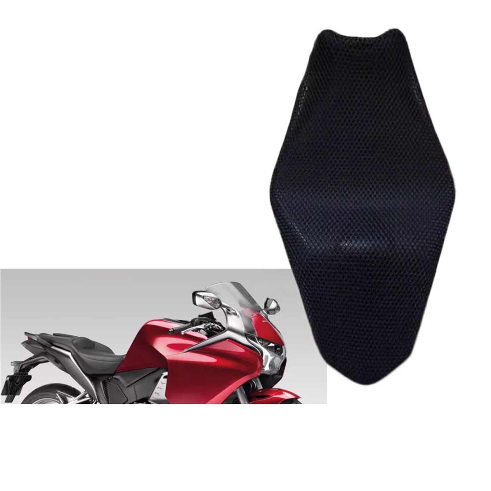 Per VFR1200 Moto 3D Cuscino protettivo traspirante Coprisedile in tessuto di nylon