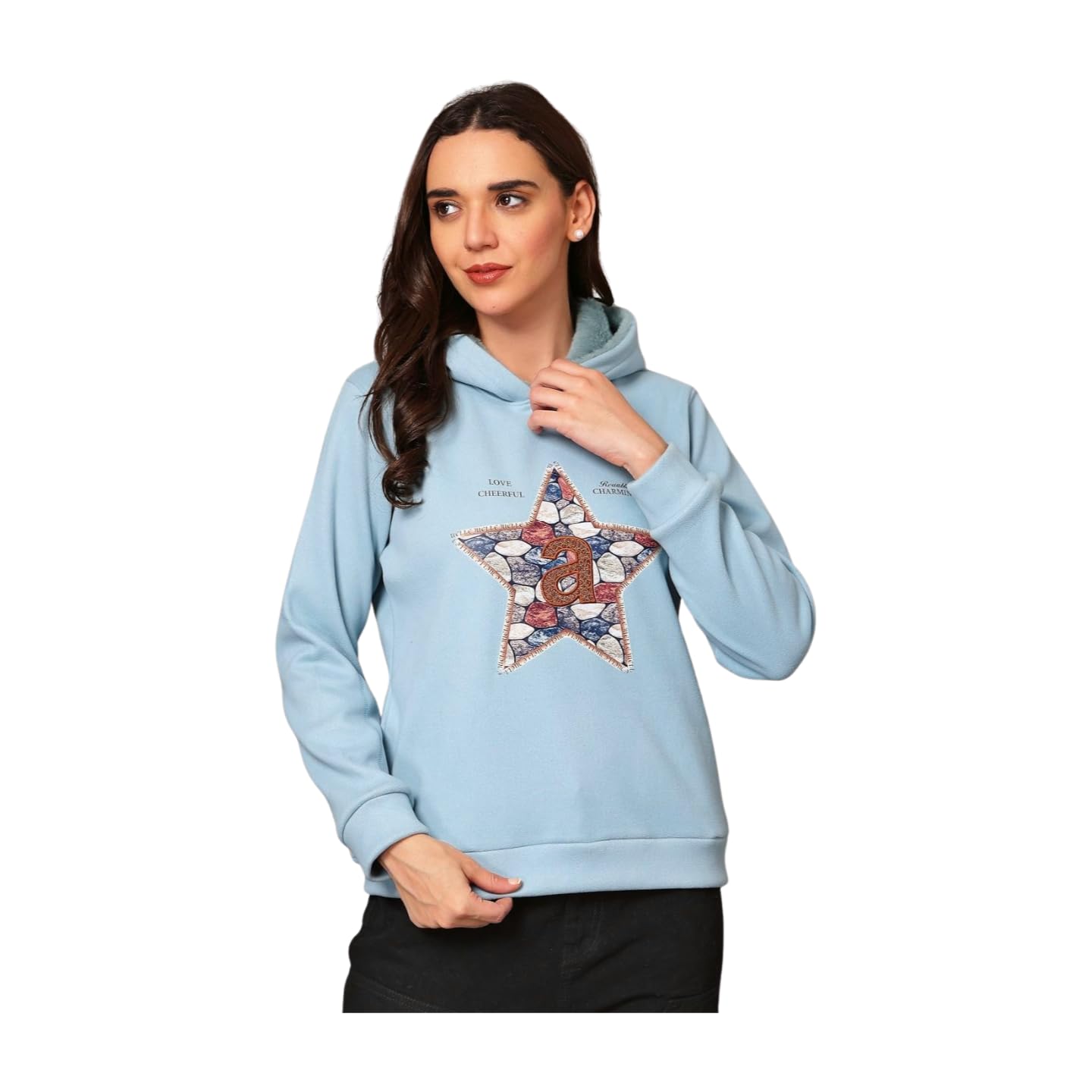 Women Printed Hooded Sweatshirt-image-36