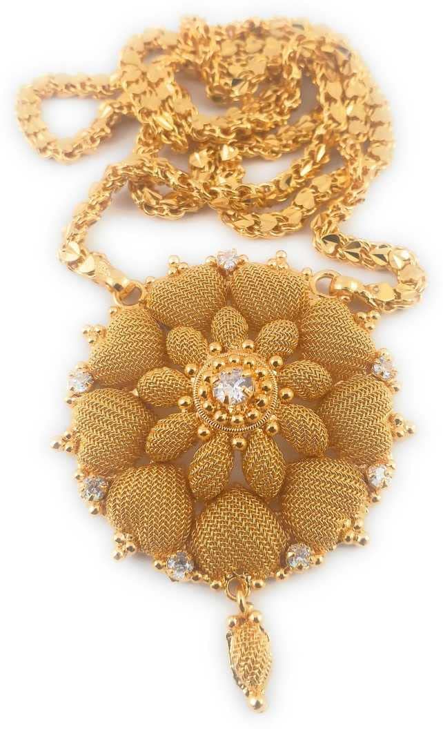 AFJ GOLD Gold Plated Chain for Women & Girls