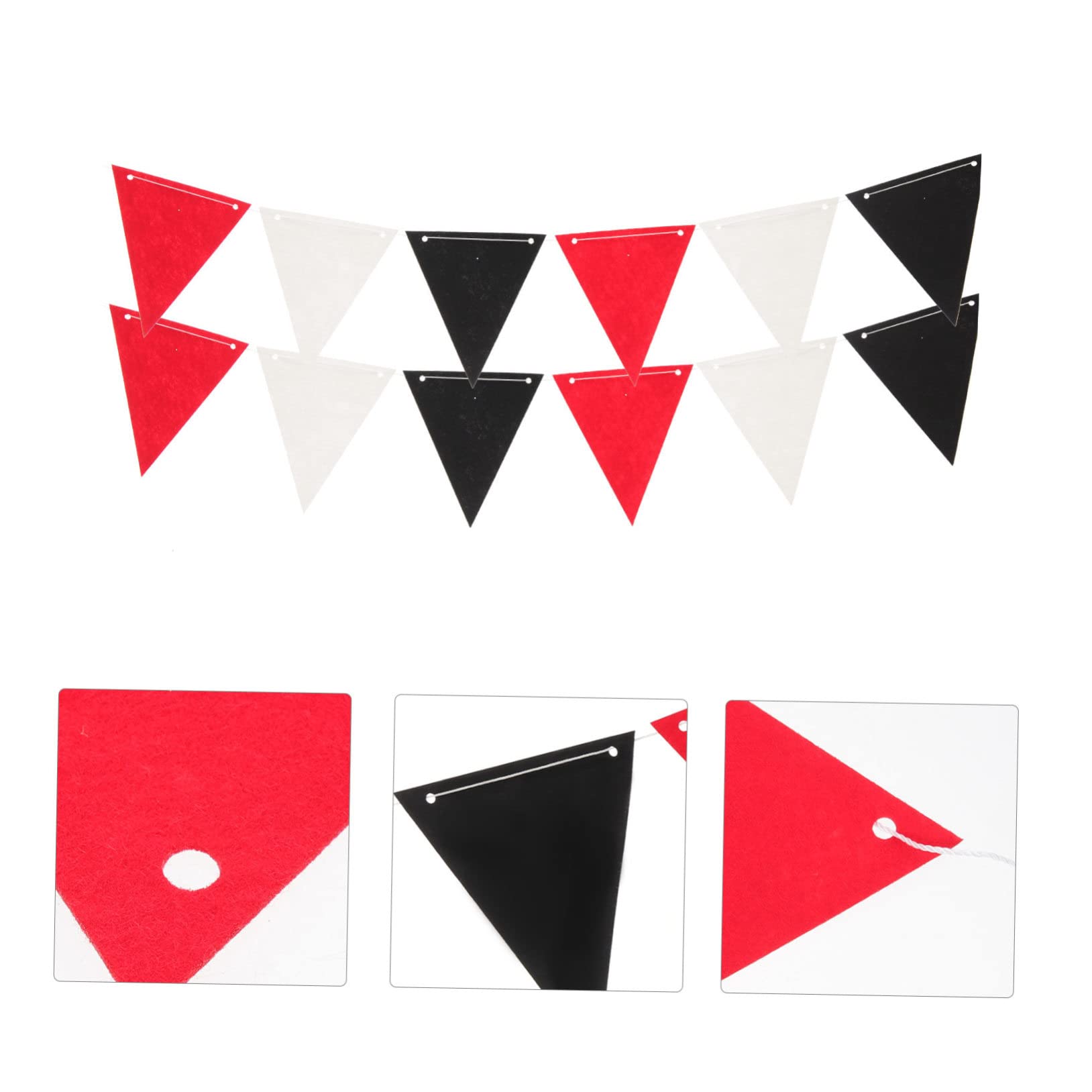 Hemobllo 4 Set Festone Per Laurea Bandiere Decorativa Non Per Feste E Sfondo Fotografico 2 Pezzi*4