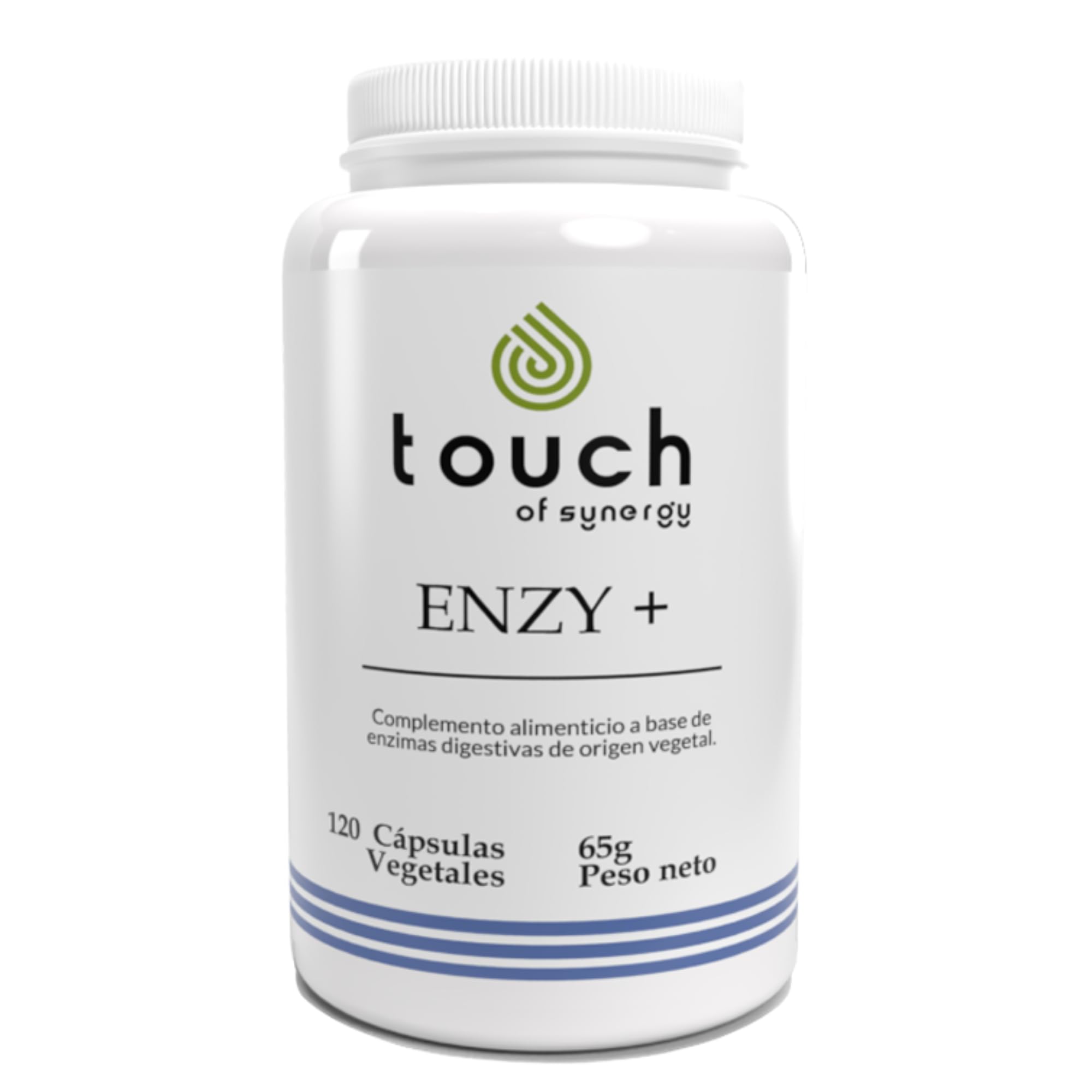 ENZY+ – Complejo de Enzimas Digestivas – Mejora la Digestión y Absorción de Nutrientes – Alivio de Hinchazón y Malestar Estomacal – 120 Cápsulas Vegetales