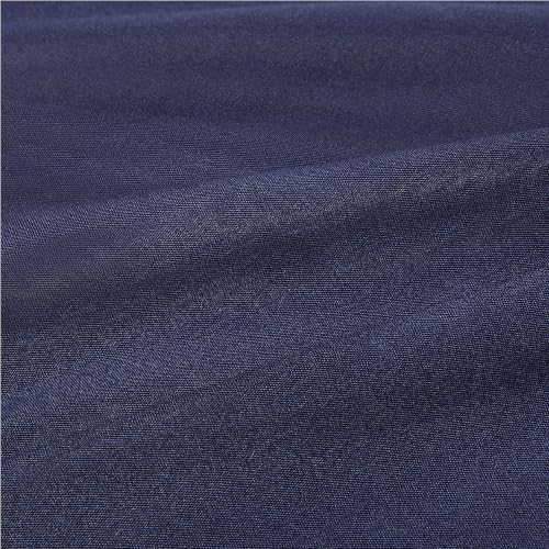 Amazon Basics Wiederverwendbare schmutzabweisende und knitterfreie Stoffservietten, 12er-Pack, 43 x 43 cm, Blau – Ansicht 4