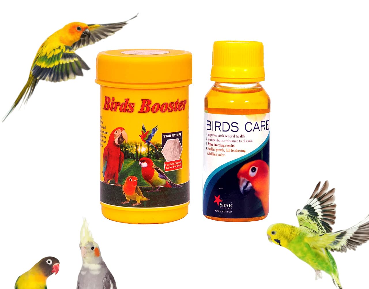 VAYINATO® Bird Booster, 50g & Birds Care, 60ML Combo Health Supplements for All Kind of Pet Birds by Petzlifeworld (B0BB9YY6YS) Amazon Price History, Amazon Price Tracker