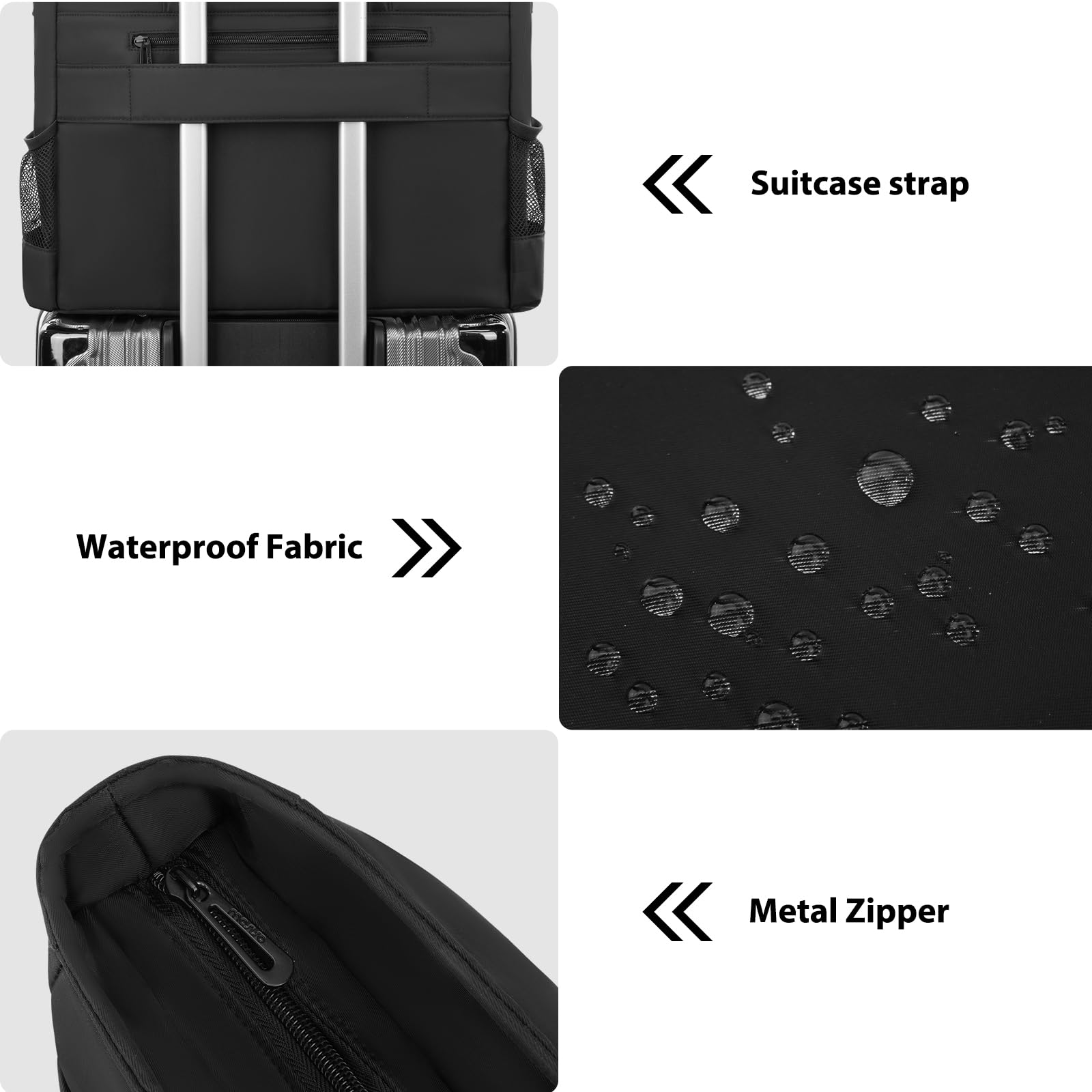 MOSISO 15-15,6 pollici Borsa Tracolla Laptop,Grande Capacita Borsa Tracolla