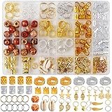 Fácil de usar: los accesorios de trenza se fijan fácilmente a las trenzas. Son ajustables y puedes abrir el lazo de estos colgantes girando los anillos de apertura. Después de colgarlo, cierra los anillos en tus locs.