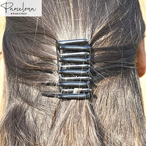 Clip para cabello Parcelona French Crab negro brillante miniatura 2