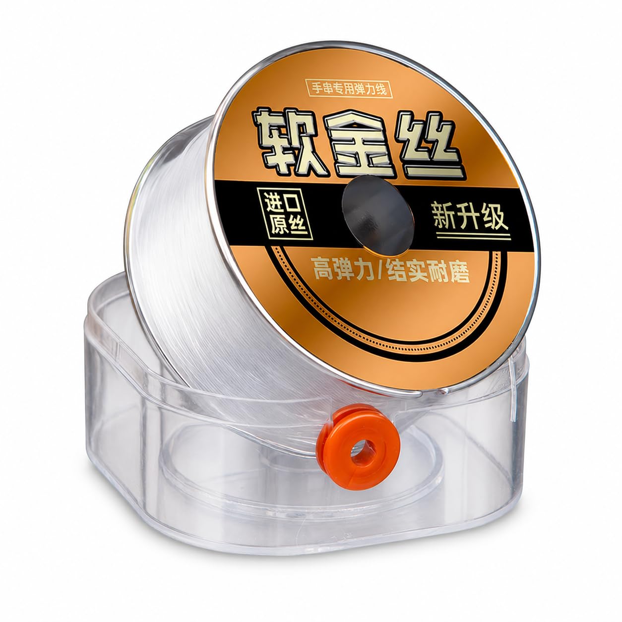 Filo Elastico per Gioielli in TPU, Trasparente 1.0mm 25m + attrezzo