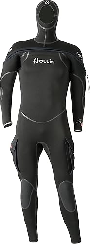 Hollis 876mm NeoTek V2 Unisex Hooded Semi-Dry Suit - XX-Large