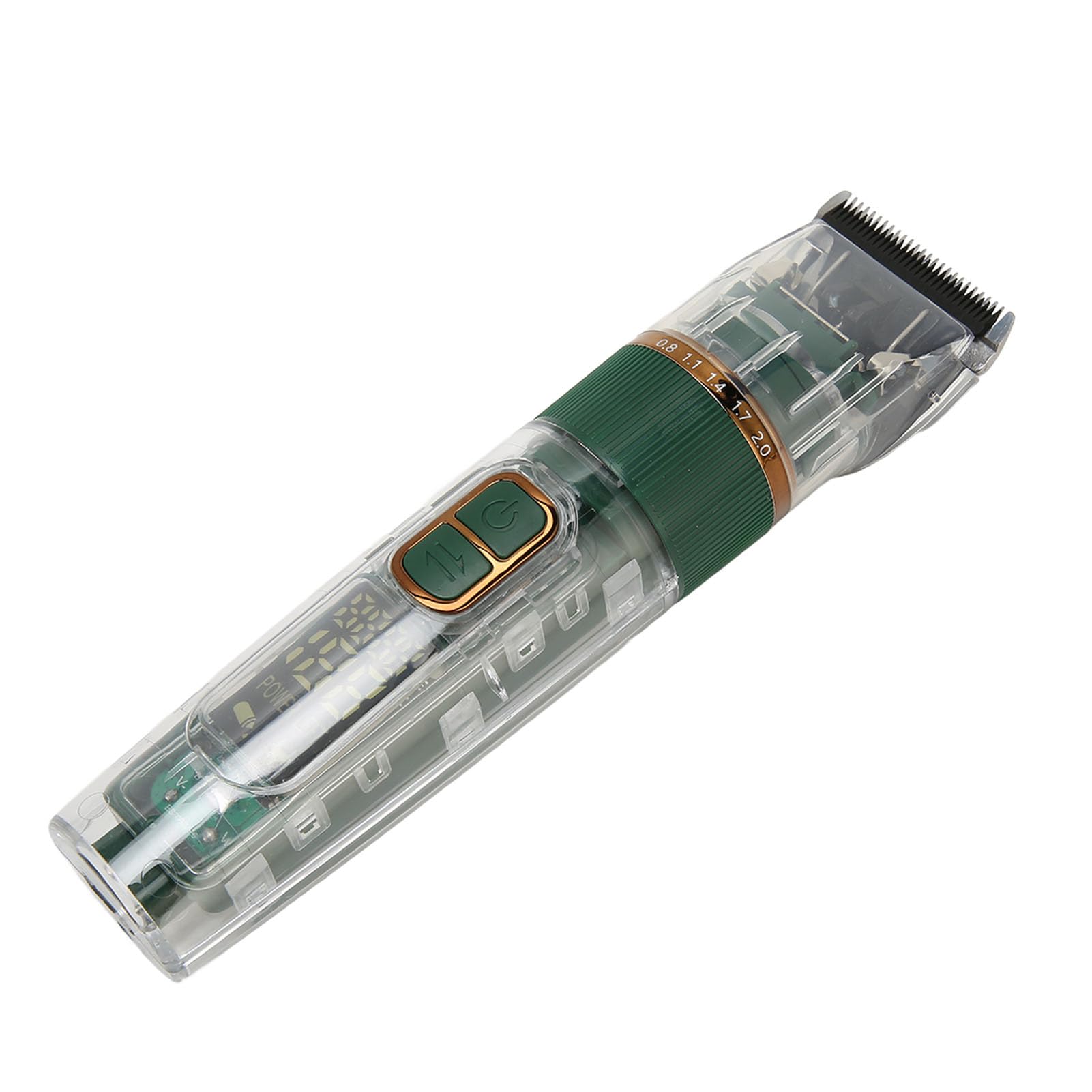 Electric Hair Cutter for Dogs, IPX7 4 3 Speed 3 Speed USB Positioning Combin (Green)