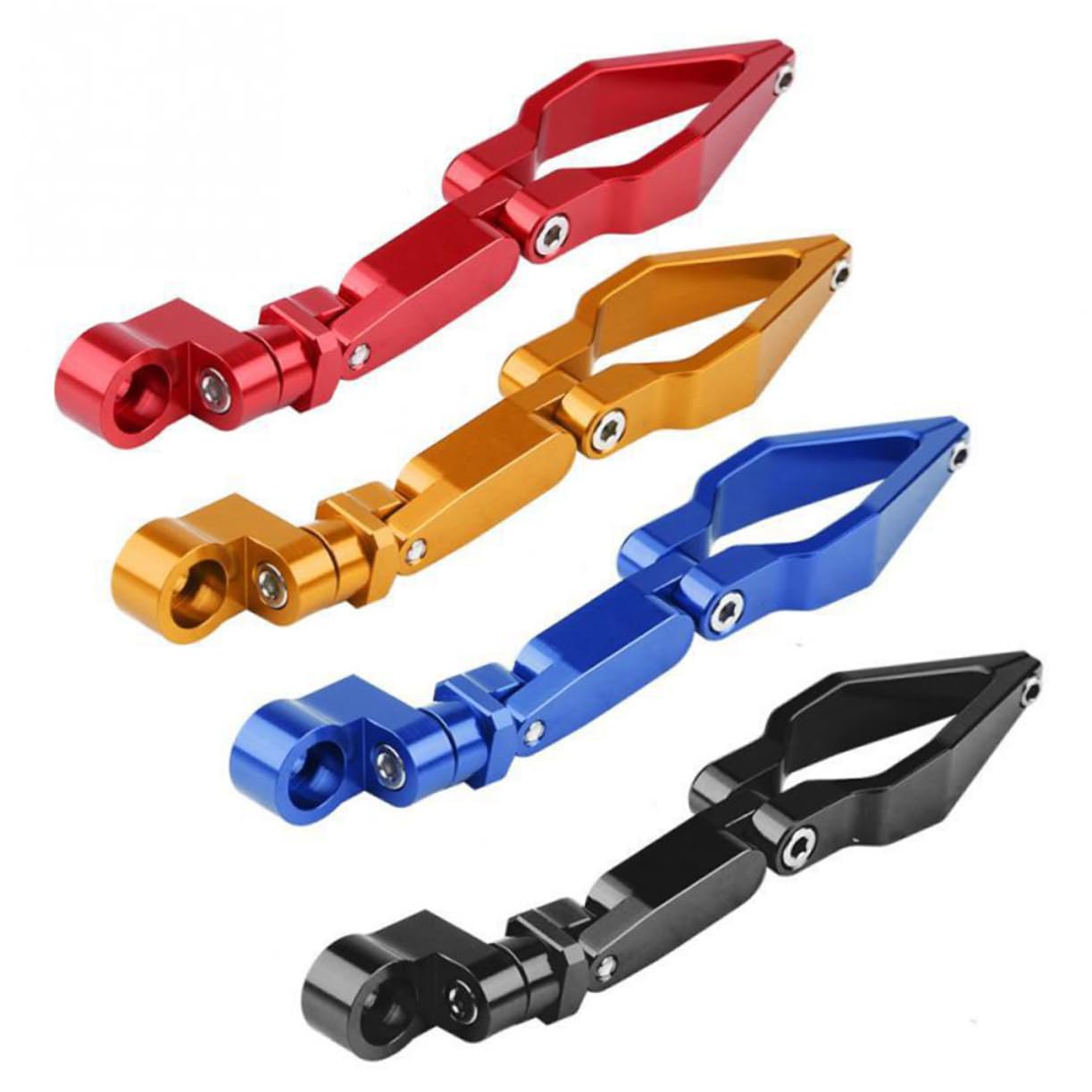 BUGUUYO Universal Motorcycle Modification Parts Brake Line Clamp Tubing Clamp Aluminum Alloy for Repair