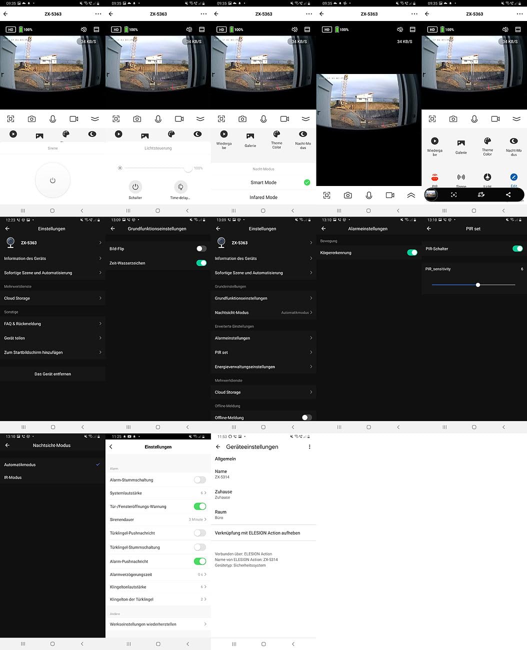VisorTech wasserdicht: 2K-Akku-Überwachungskamera, LED-Licht 600 lm, Alarm, WLAN, App, IP65 (Überwachung Alarm Aufzeichnung, Überwachungskamera außen WLAN, PC)